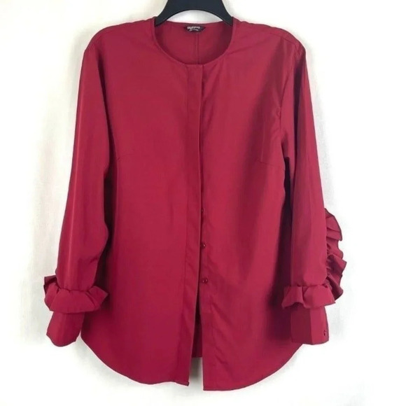 zeagoo Tops - Zeagoo Women's Long Sleeve‎ Button-Down Blouses Size M